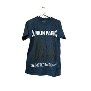 Linkin Park Meteora‎ Album Graphic T Shirt Navy Blue Mens Medium